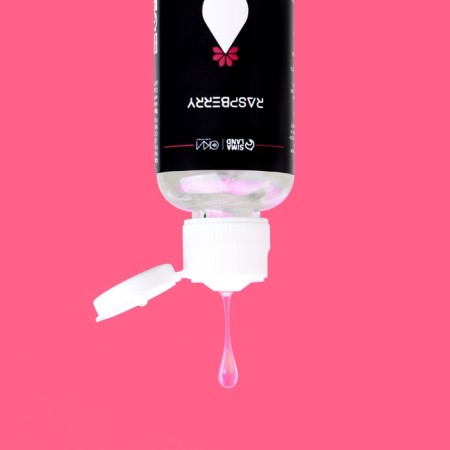 Moisturizing chopping gel, raspberry taste, water-based, 50 ml