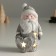 Souvenir Ceramics Light "Santa Claus with heart" 8.3x7.5x16.5 cm