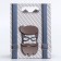 Gift box-package, packaging with a cut pen, "man", 12 x 6 x 16 cm