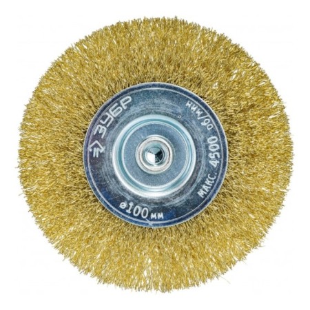 Brush Brush bison 3520-100_z02, disk, twisted, brass, steel, 0.3 mm, 100 mm 95452-1
