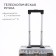 Small suitcase 20 ", lightning department, 2 code locks, 4 wheels, hook, color gray color