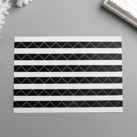 A set of corners with a pocket for photos 102 corners "Black" 10.3x15.1 cm-1