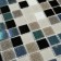 Glass mosaic Bonaparte Boston, 327x327x4 mm