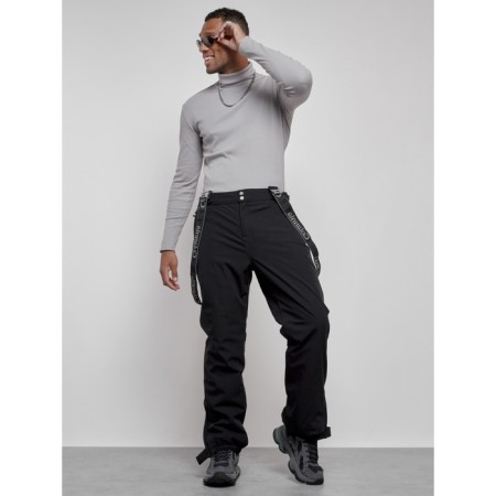 Semi -combinezone ski insulated male winter, size 56, black color-14