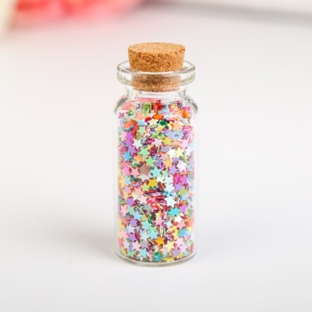 Glitter in the jar "Mix Star" rr 3 mm 6 g 5x2x2 cm-3