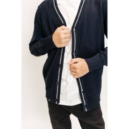 Jumper for boys, height 110-116 cm, dark blue color-2