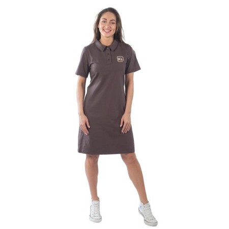 Dress-field female, size 46, brown color-1