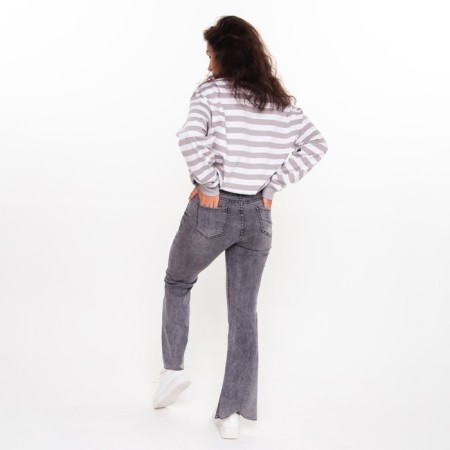 Women's jeans, gray color, size 32 (48)-3