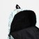 Youth backpack made of textiles, external pocket, turquoise color
