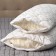 Bamboo pillow+latex 68x68cm, high, bamboo. fiber/natures. Latex, TIK, PE100%