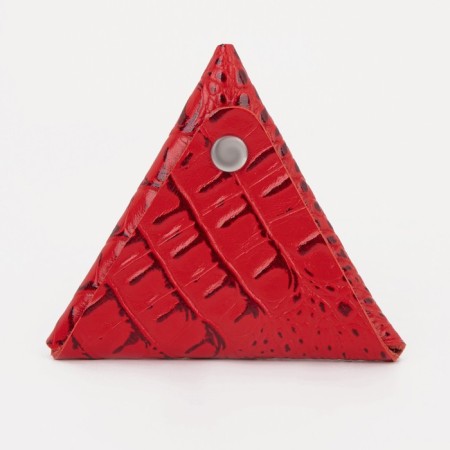 Case for coins/headphones on the button, red color