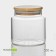 Glass Bank for bulk products with bamboo lid Bellatenero "Eco", 550 ml, 10 × 10.5 cm