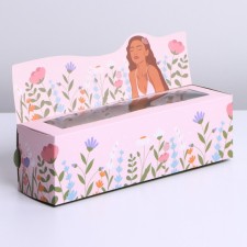 Box for makarun confectionery, packaging, 