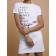 Female T -shirt, size m, white color