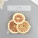Decor for creativity "dried lemons" yellow color, 5 cm (set 3 pcs)