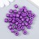 Beads for creativity plastic cylinder "violet" set of 20 g 0.6x0.6x0.5 cm