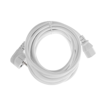 Power cable Luazon KDGN-005, SCHUKO-C13, 10 A, 3 m, 3 residential, white-3