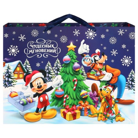New Year. Gift package, 61x40x20 cm, packaging, Mickey Mouse-3