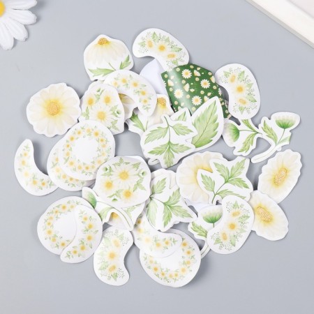 Stickers for the creativity of "chamomile" set of 46 pcs 4.4x4.4x1.1 cm