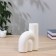 VAZA Ceramics Table "Kirste" White, 16x5x13 cm