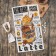 Towel of the Latte kitchen share 35x60 cm, 100% cotton, 160g/m2