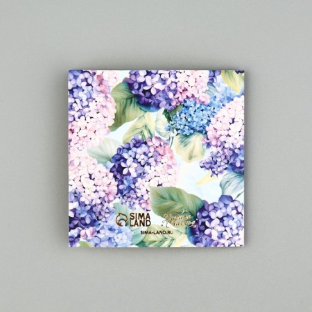 Postcard with an envelope "Gift", embossing, 7 x 7 cm-3