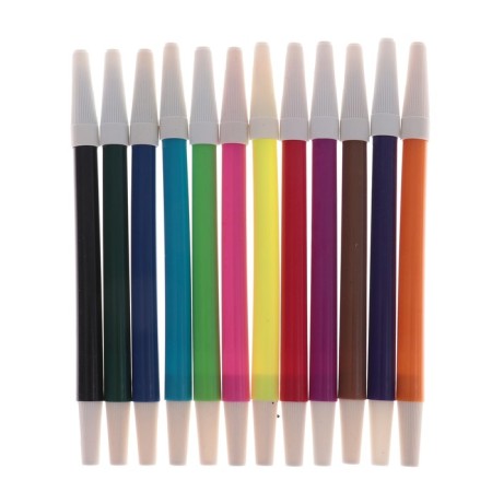 Flomasters 12 colors "animals", in a PVC package, an unenticized cap-1