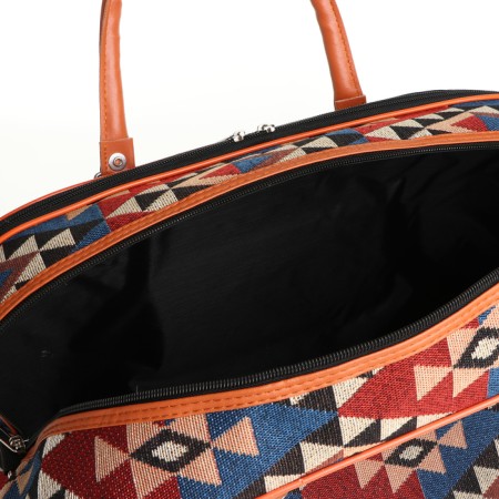 Road bag with lightning, long belt, colorful color-2