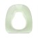 Silent toilet seat, for elderly and low -mobility, 42 × 38 cm, polyurethane foam, green