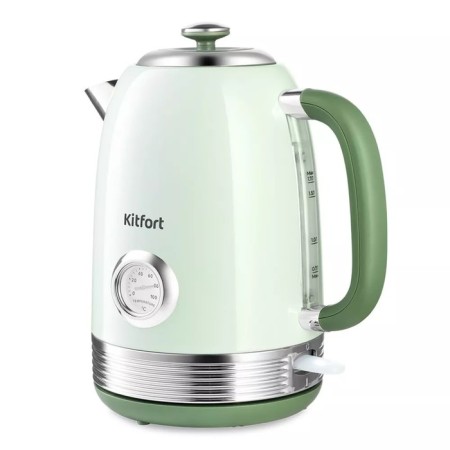 Electric KitFort KT-6604 kettle, 1.7 l, 2200 watts, green