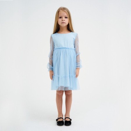 Платье для девочки KAFTAN, размер 32 (110-116 см), цвет голубой