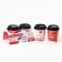 Gift set "Ticket for the New Year": coffee 100% arabica 1 pc. x 8 g, black tea with walnut and cinnamon 1 pc. x 3 g.