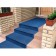 Coating carpet bristle "grass", 0.95 × 11.8 m, in roll, blue color