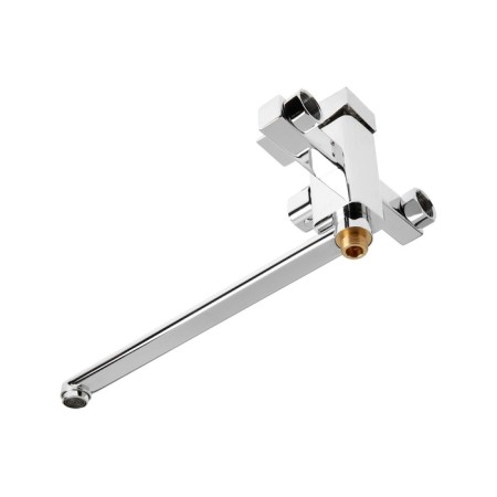 Bath mixer Zein ZC2050, pour 30 cm, cartridge 35 mm, with shower set, chrome-5