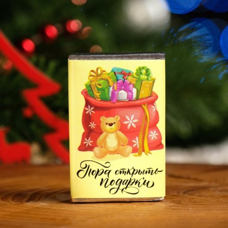 New Year. Milk chocolate "New Year", 12 g-2