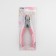 Plafers with nylon nozzles, for needlework, 14 × 6.5 cm, silver/pink color