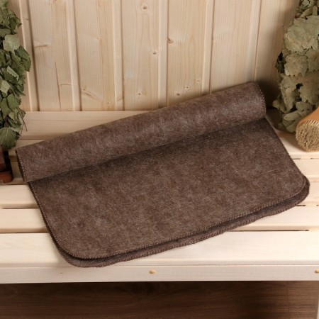A sunbed for the bath "Classic", felt, dark, 150x50cm-12