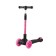 MAXISCOO Junior Delux 2021 Scooter with luminous wheels, black/pink color