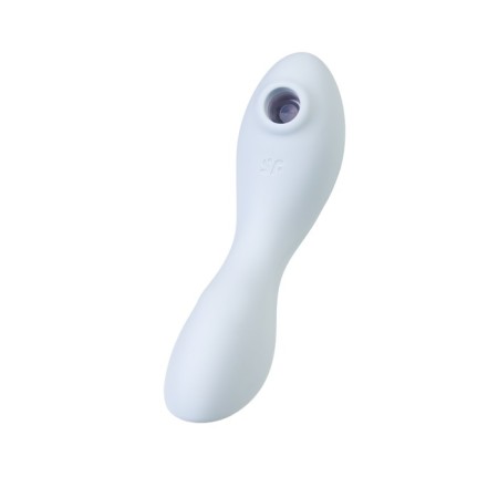 Satiffyer Curvy Trinity 5+ vacuum clitoris stimulator, blue color-8