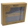 Culpers "Kraft", size 35x75 cm - 1 pc, 70x140 cm - 1 pc, color gray