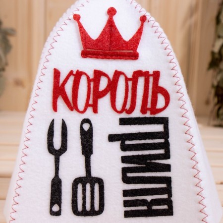 Bath cap with the applique "King Grill"-1