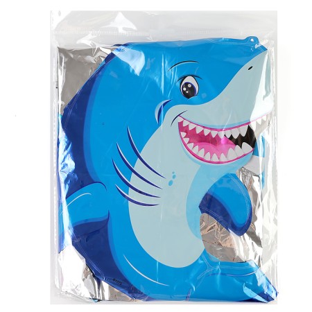 Set of foil balls "Carnival set. Shark ", 3 pcs.-4