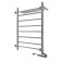 Electric towel "Sanprise" Euromix P8, 500x800 mm, with a shelf, left, chrome