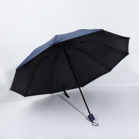 Mechanical umbrella "monoton", satin, 4 additions, 10 spokes, r = 62 cm, color mix-2