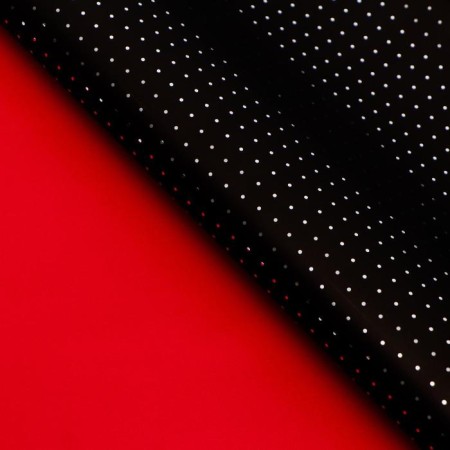 Matte film "Silver peas" black, wine, 0.58 x 0.58 m
