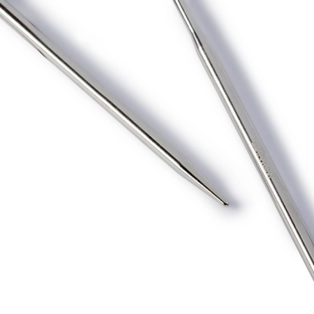Circular knitting needles, brass 100 cm/ 6.0 mm-1