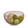 Vase for fruits, metal, terracott, 26.5 × 13.5 cm