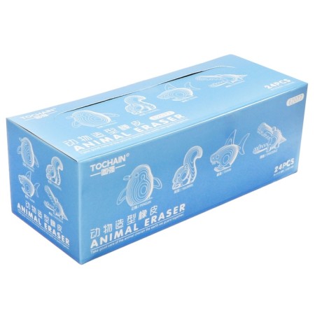 Eraser Figure animals Mix barcode on a piece-6