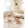 Baby rug is soda, size 115x115 cm, print print, yellow color