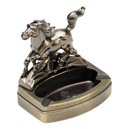 Lighter with an ashtray "horse", piezo, gas-4